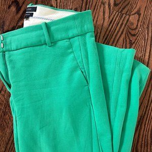 J. Crew Cameron Pant in Lime Green.